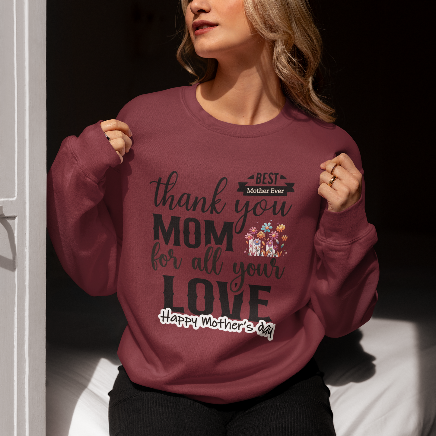 Happy Mother's Day Sweatshirt For Mom, Mom Sweatshirt, Gift For Moms,  Mama Sweatshirt.