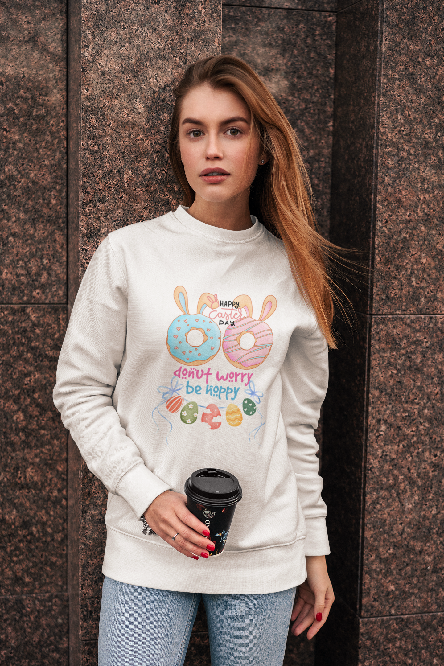 Happy Easter Unisex Crewneck Sweatshirt