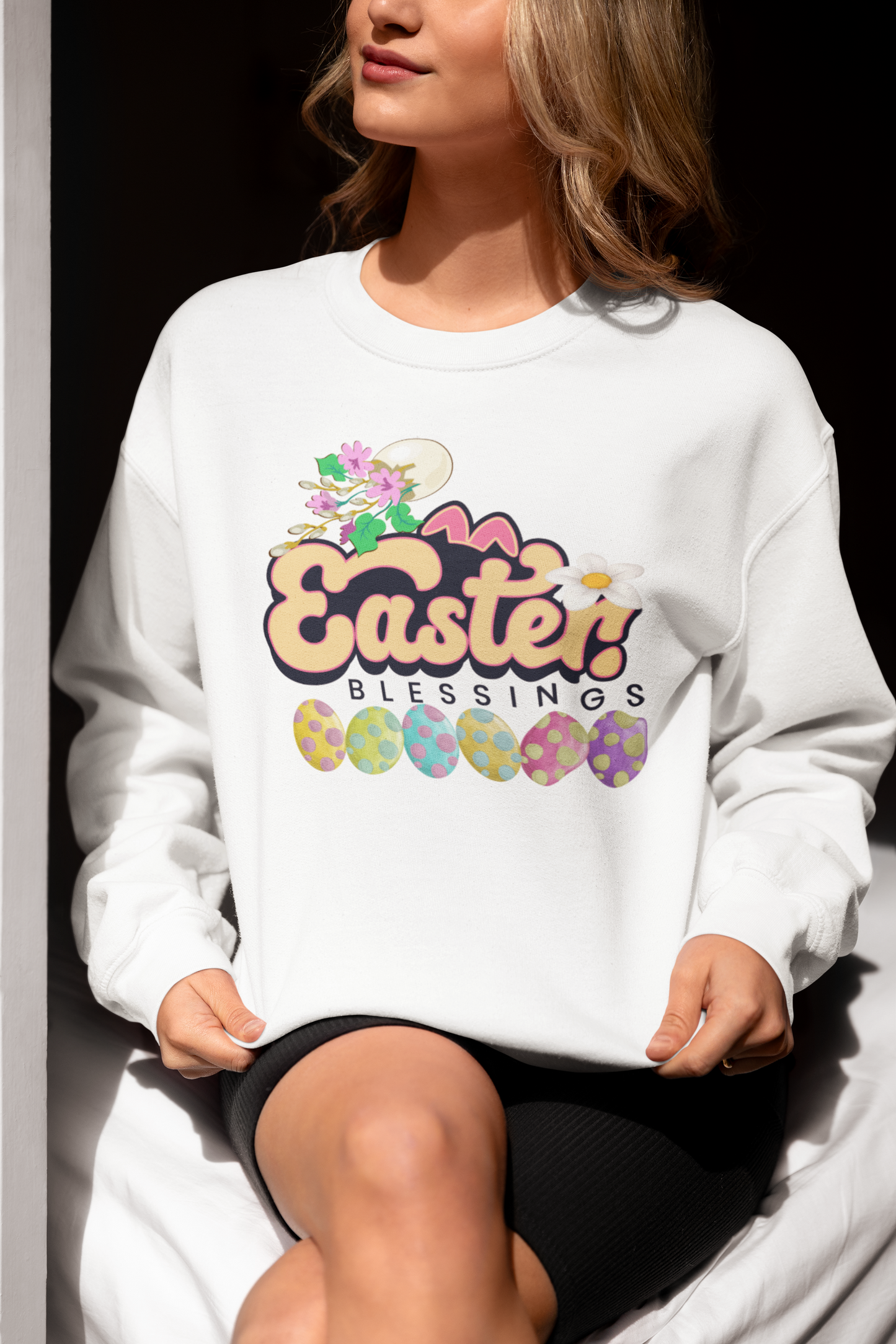 Easter Blessings Unisex Crewneck Sweatshirt